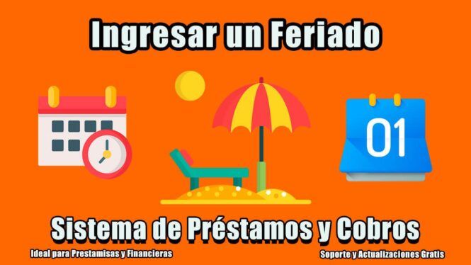 Ingresar Feriados o Días No Laborables