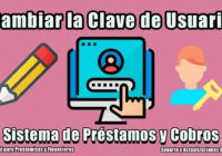 cambiar la contraseña de usuario