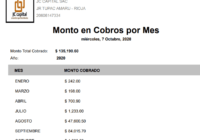 Cobros por Mes
