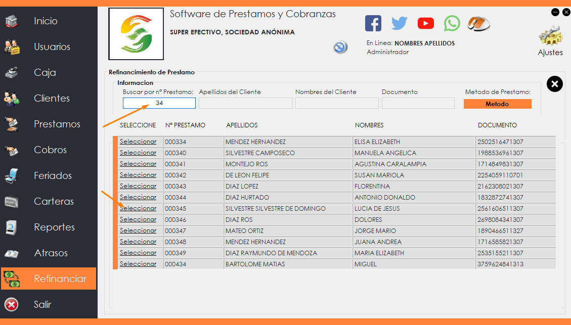 Refinanciación de Prestamos