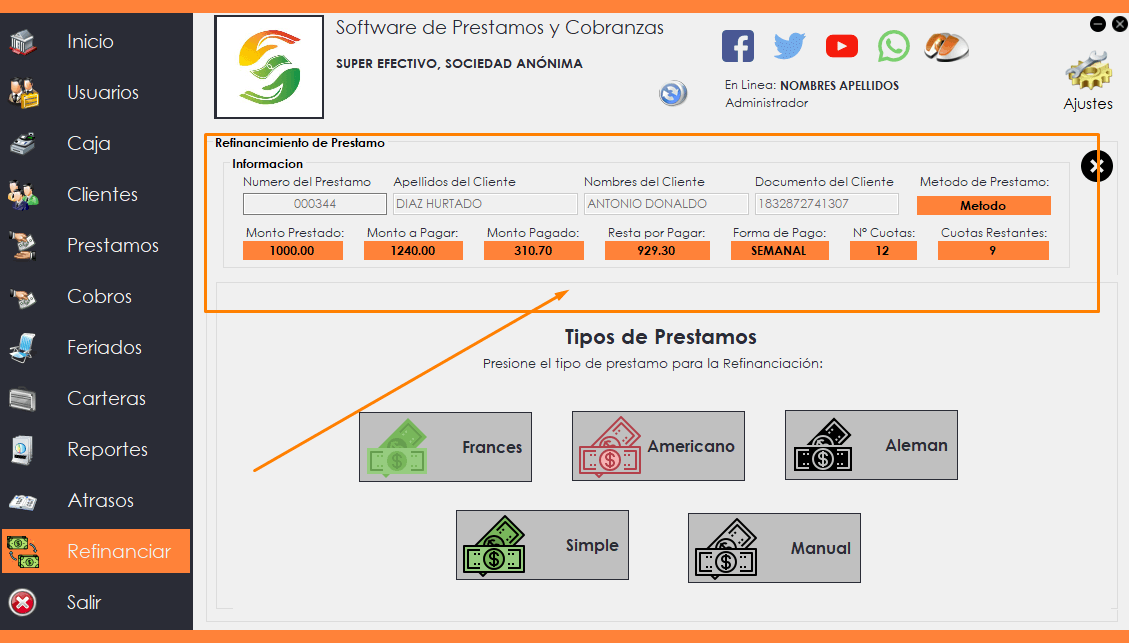 Refinanciación de Prestamos