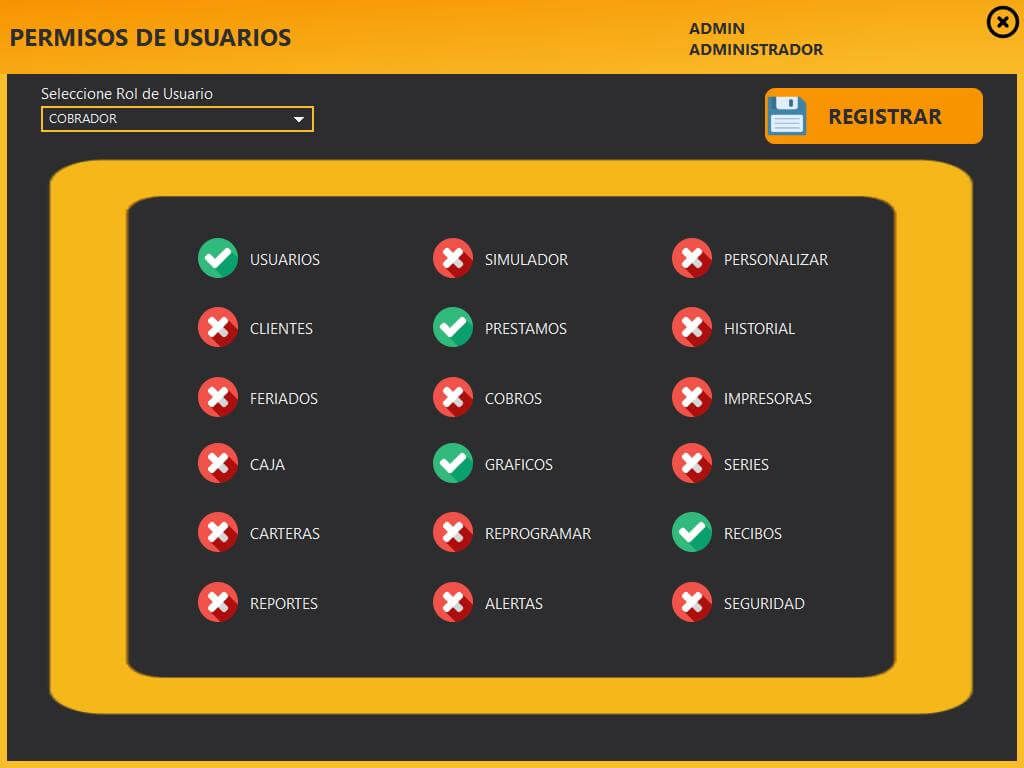 sistema de prestamos